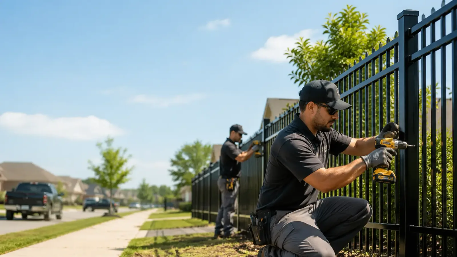 Metal Fence Installation in Chanhassen, MN